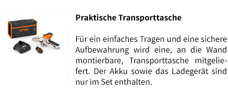 Praktische Transporttasche