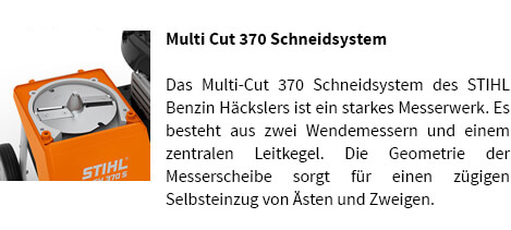 Multi Cut 370 Schneidsystem Multi Cut 370 Schneidsystem Rasenhäcksler