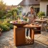 Plancha-Set PIO 100 Premium 2 - mit Podest und Ablage