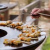 Plancha-Set PIO 80 Premium 1 - mit Holzlager und Ablage