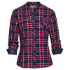 STIHL Flanellbluse Rot/Blau