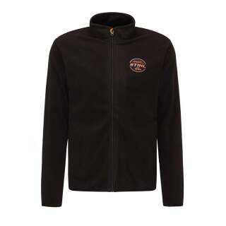 STIHL Fleecejacke Schwarz LOGO-CIRCLE