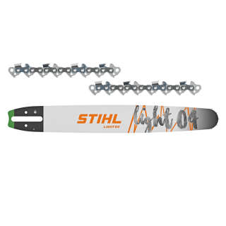 STIHL Sägeketten Führungsschienen Set 3/8" RS mit Light 04 - Schienenlänge 40 cm